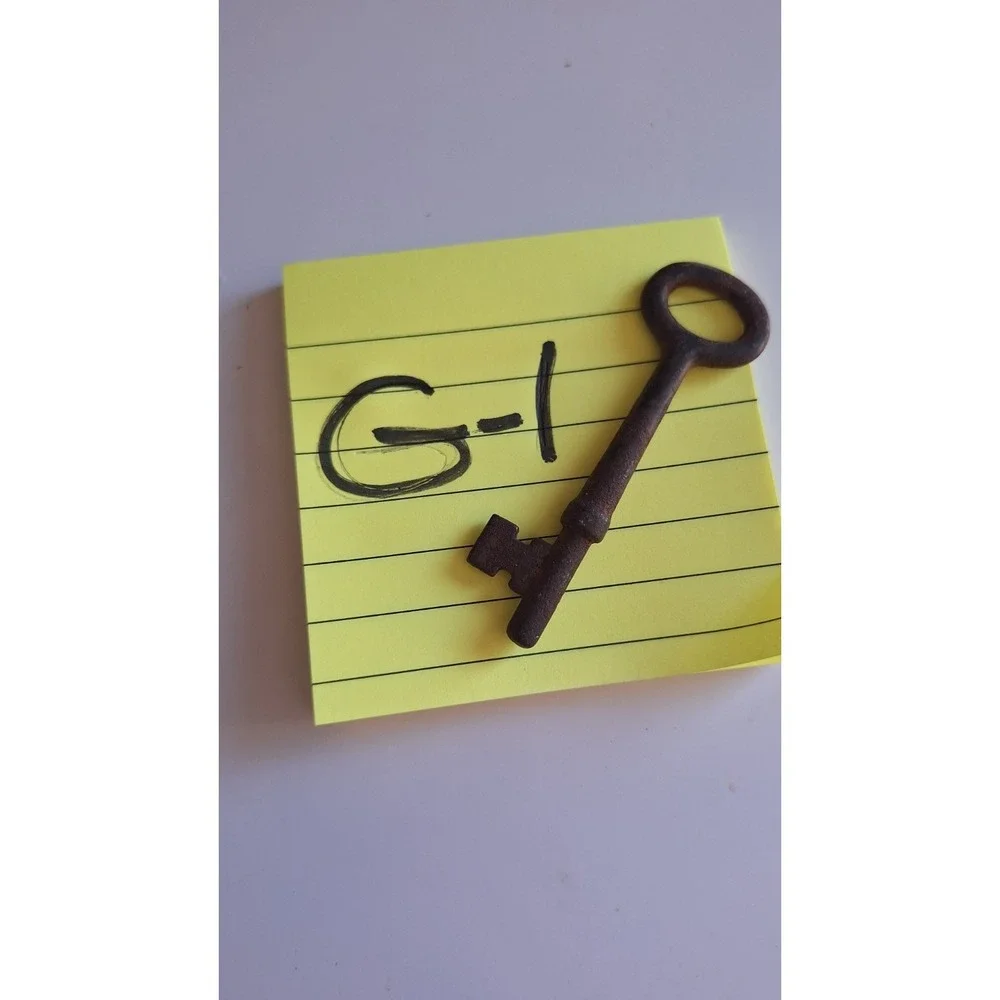 Antique Iron Skeleton Key 2.5